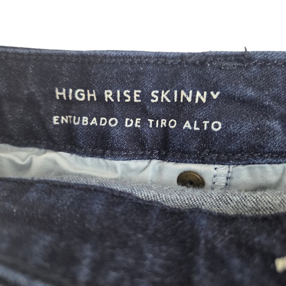 Universal Thread Womens High Rise Skinny Jeans Dark Indigo Blue Size 14/32S - Picture 6 of 9